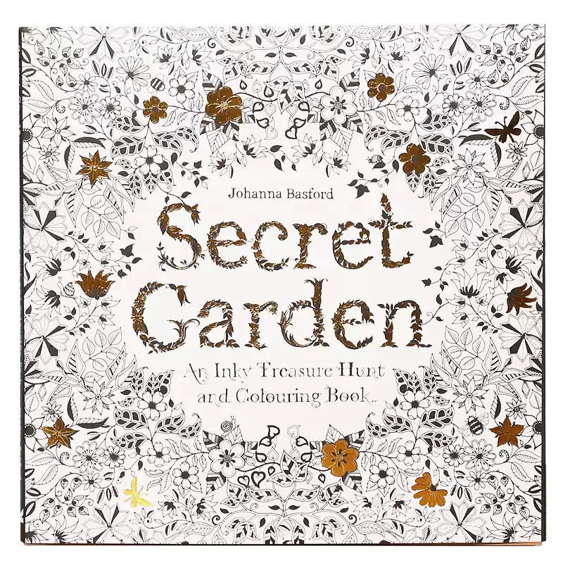 Secret Garden: Adult Coloring Book – Stress Relief, Anxiety Calm & Relaxation