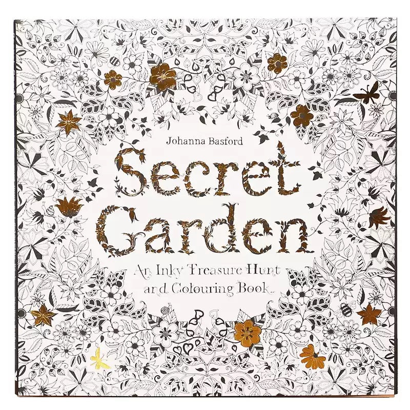 Secret Garden: Adult Coloring Book – Stress Relief, Anxiety Calm & Relaxation