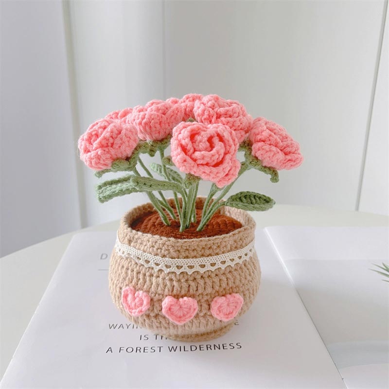 Handcrafted DIY Yarn Flower Bouquet - Unique Decor & Gift Idea
