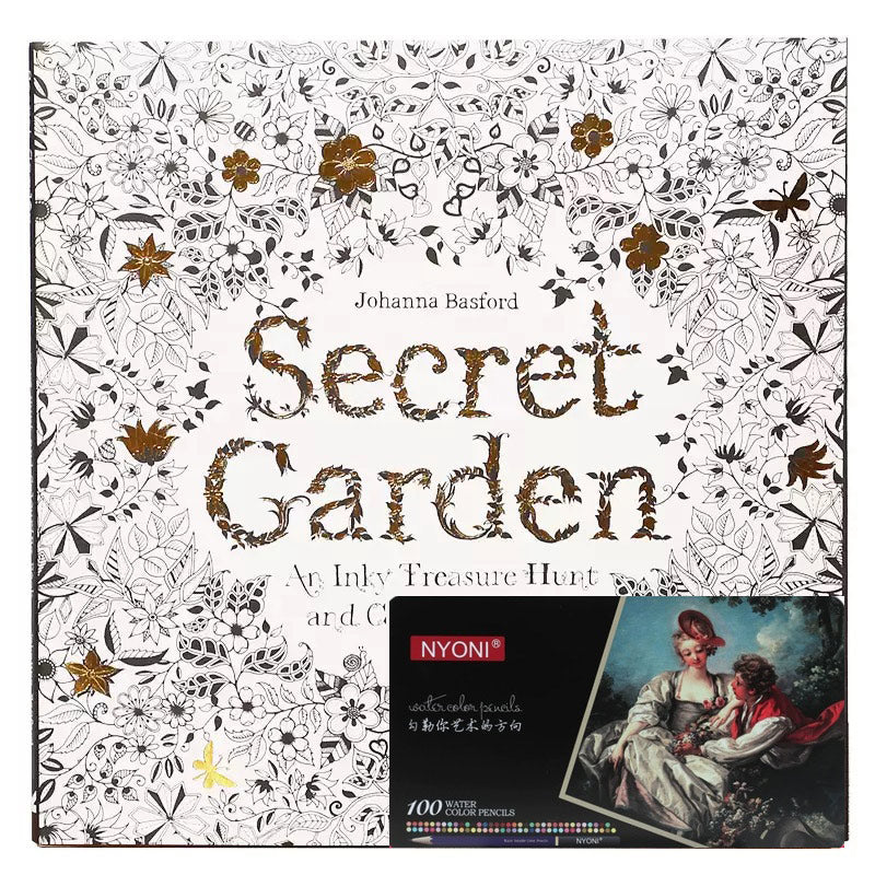 Secret Garden: Adult Coloring Book – Stress Relief, Anxiety Calm & Relaxation