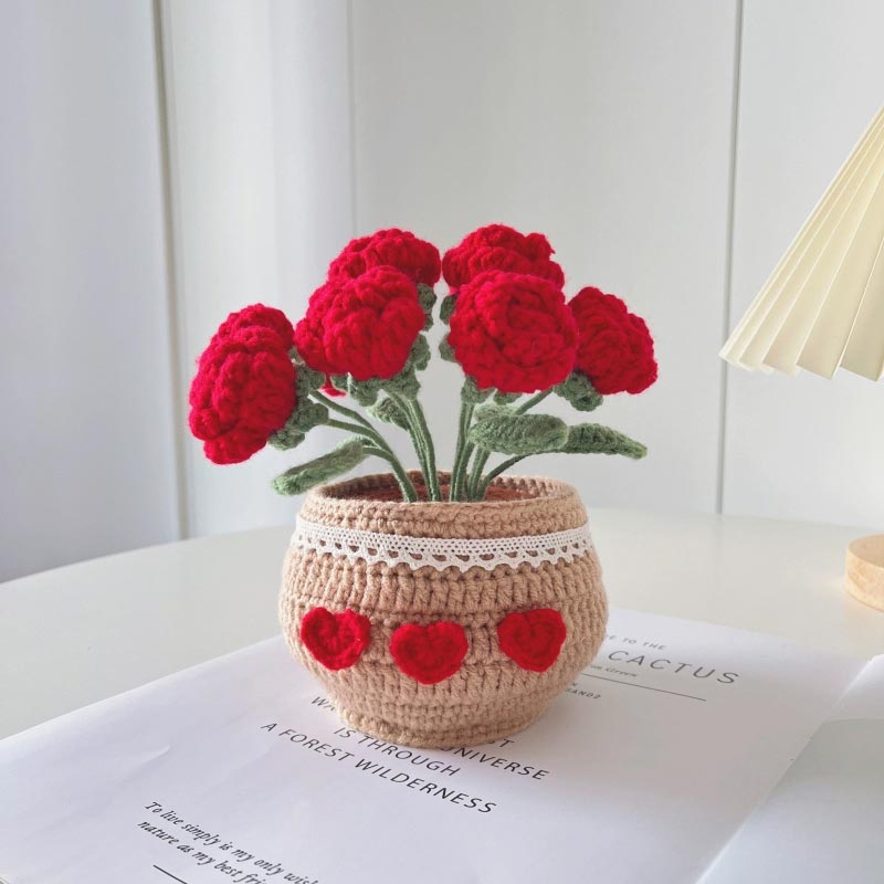 Handcrafted DIY Yarn Flower Bouquet - Unique Decor & Gift Idea