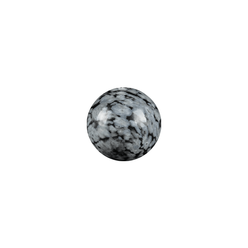 Natural Snowflake Obsidian Loose Beads