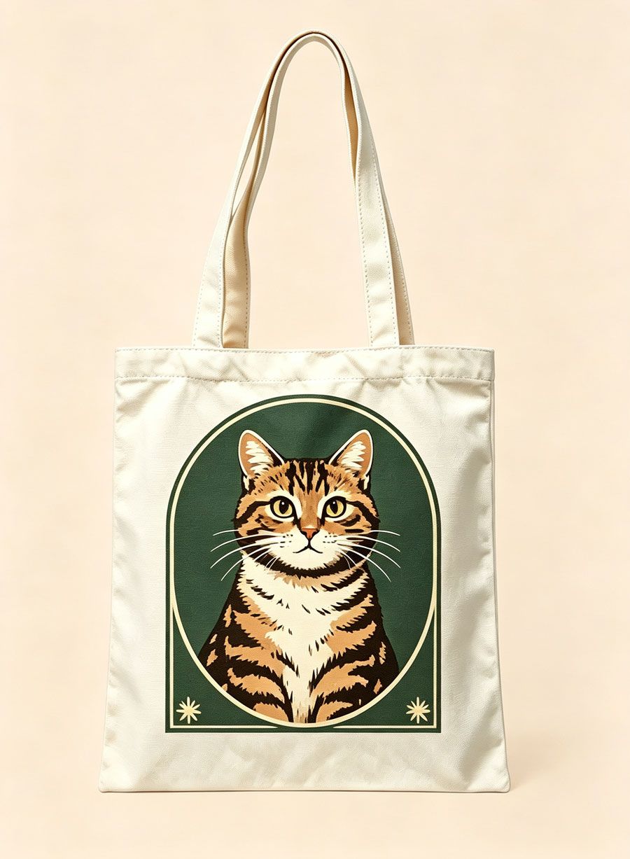 Example design on 20×25 Mini Tote