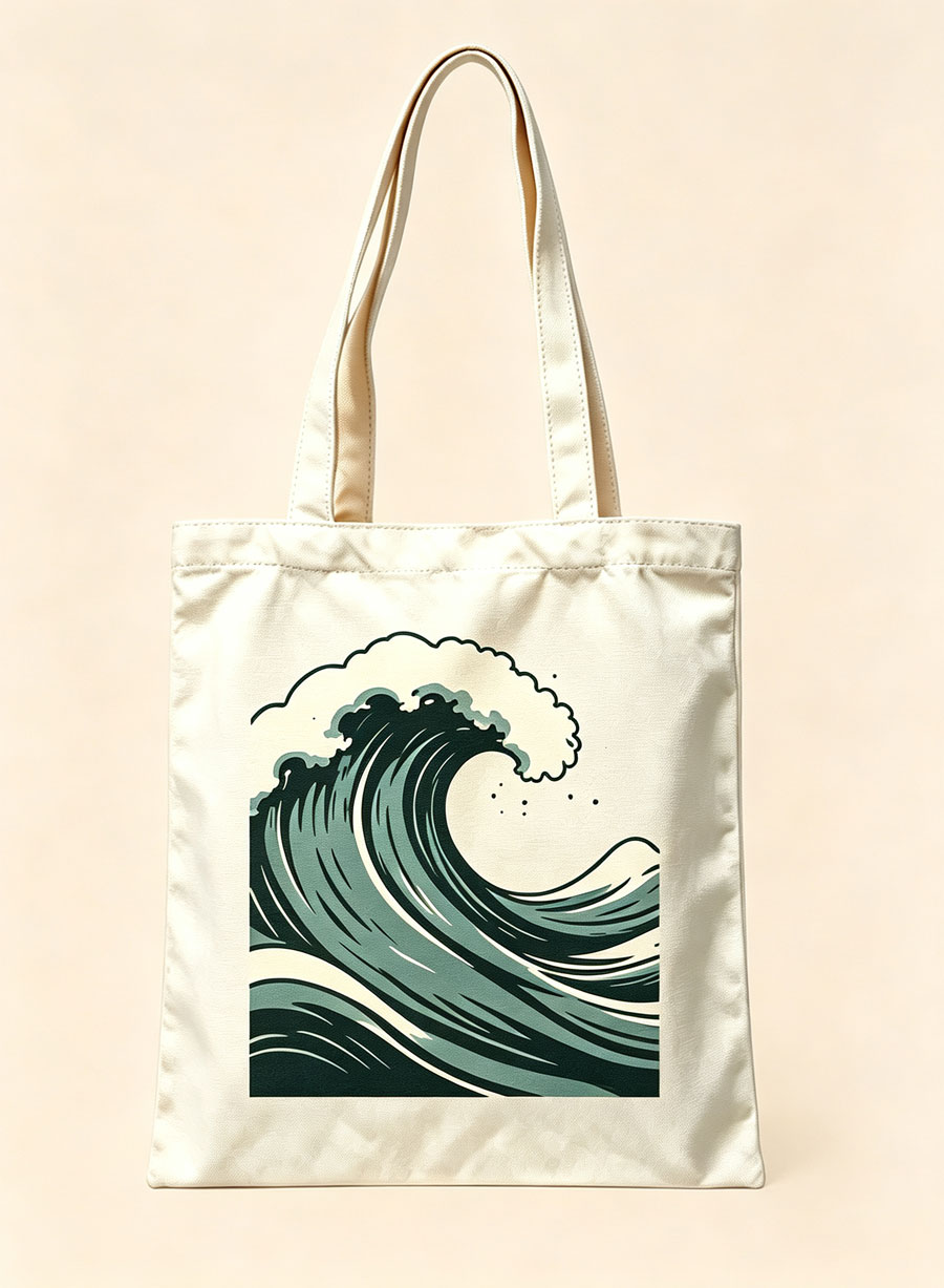 Example design on 25×30 Standard Tote
