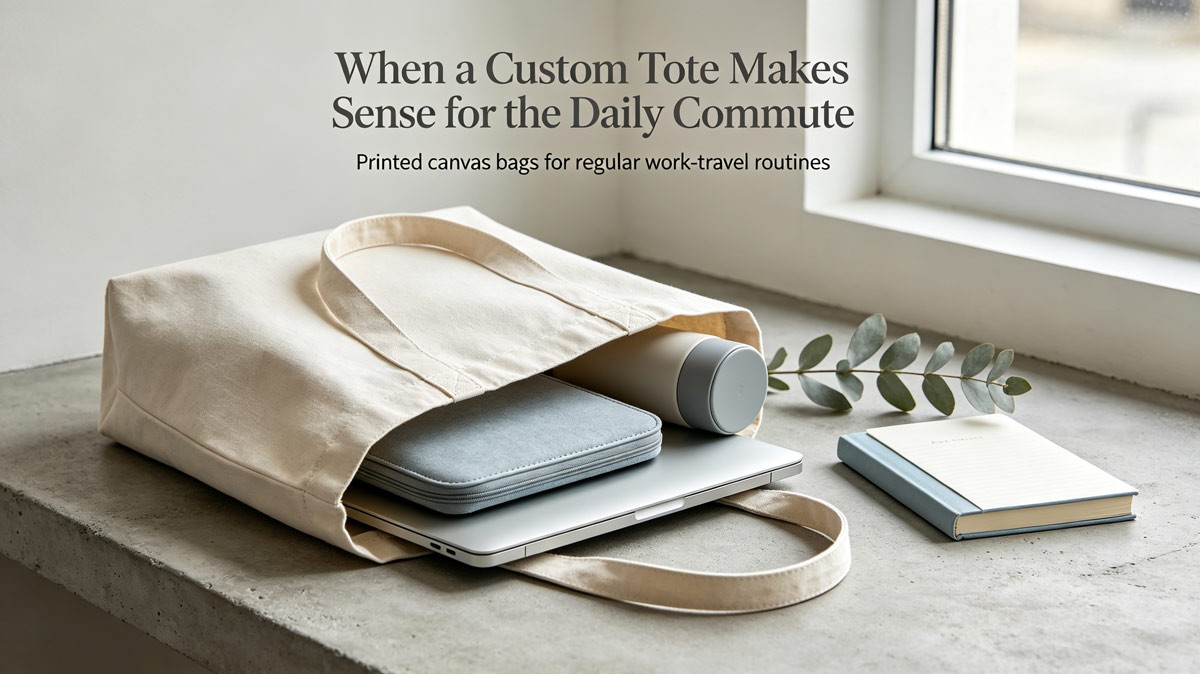 When a Custom Tote Makes Sense for the Daily Commute
