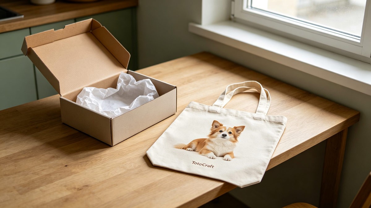 When the ToteCraft Bag Arrives — an Illustrative Note